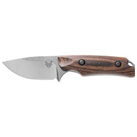 BENCHMADE 15016-2 Hidden Canyon Skinning Knife - Wood Authorised Aust. Retailer