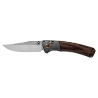 BENCHMADE 15080-2 Crooked River Axis Folding Knife - Wood - Authorised Aust. Retailer