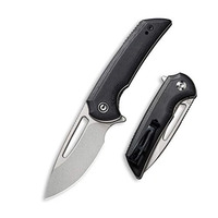 CIVIVI C2010D ODIUM FLIPPER FOLDING KNIFE, BLACK G10