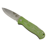 J & V Adventure Knives BUSHCRAFT Green Micarta