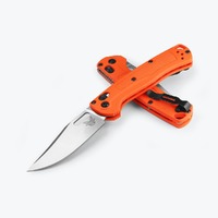 BENCHMADE 15533 MINI TAGGEDOUT® | ORANGE GRIVORY® Folding Knife  - Authorised Aust. Retailer