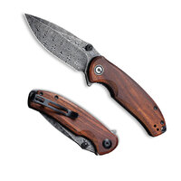 CIVIVI C2020DS-2 PINTAIL DAMASCUS FLIPPER FOLDING KNIFE