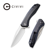 CIVIVI C801D BAKLASH FLIPPER FOLDING KNIFE, G10/CARBON FIBRE OVERLAY