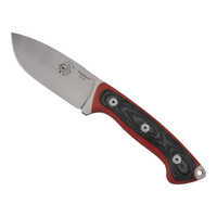 J & V Adventure Knives AXARQUIA Black/Red Micarta
