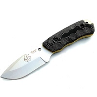 J & V Adventure Knives NANO-2 Black Micarta