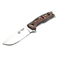 J & V Adventure Knives OUTLANDER Brown Micarta