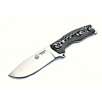 J & V Adventure Knives OUTLANDER Black Micarta