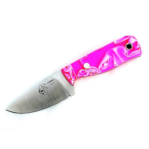 J & V Adventure Knives HOBBIT - Pink Methacrylate 